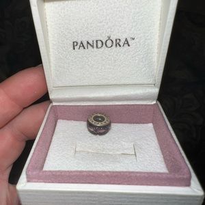 Purple Pandora Charm